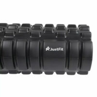 133cm foam massage roller without spikes Ø 14cm black 2