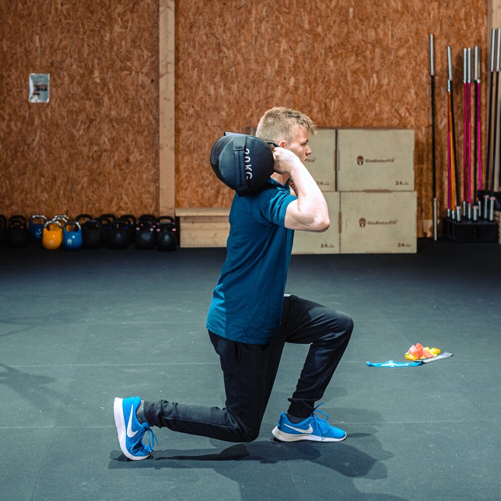 Sac de musculation leste de sable avec poignees copie