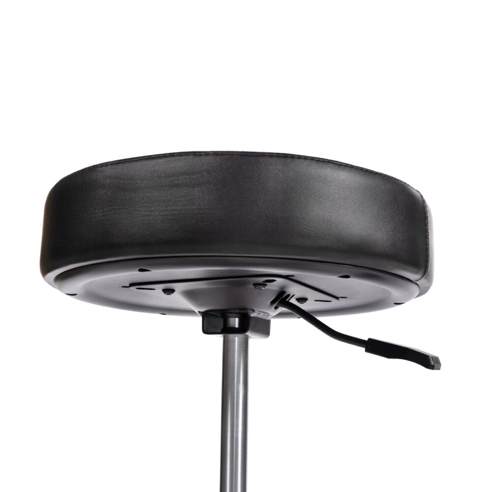 7640344750853 Tabouret pivotant à hauteur réglable 44 58cm noir 1