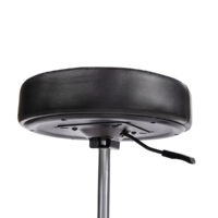 7640344750853 Height-adjustable swivel stool 44 58cm black 1