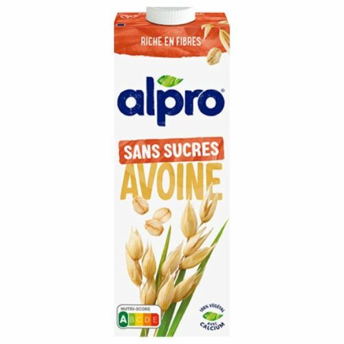 Alpro suikervrije haverdrank 1L (verpakking van 8)