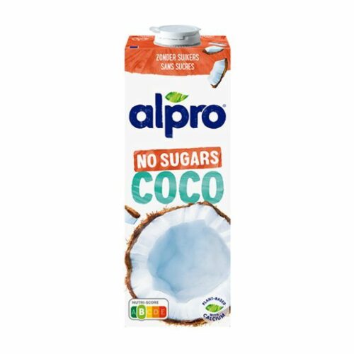 Boisson noix de coco sans sucre 1L Alpro (lot de 8)