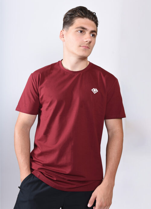 camiseta burgudy 1,1200