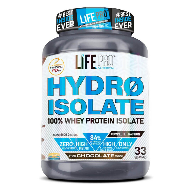 Whey Hydro Isolate 1kg Life Pro Chocolat