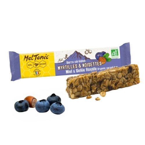 Barre céréales Bio 30g Meltonic (lot de 20) Myrtilles