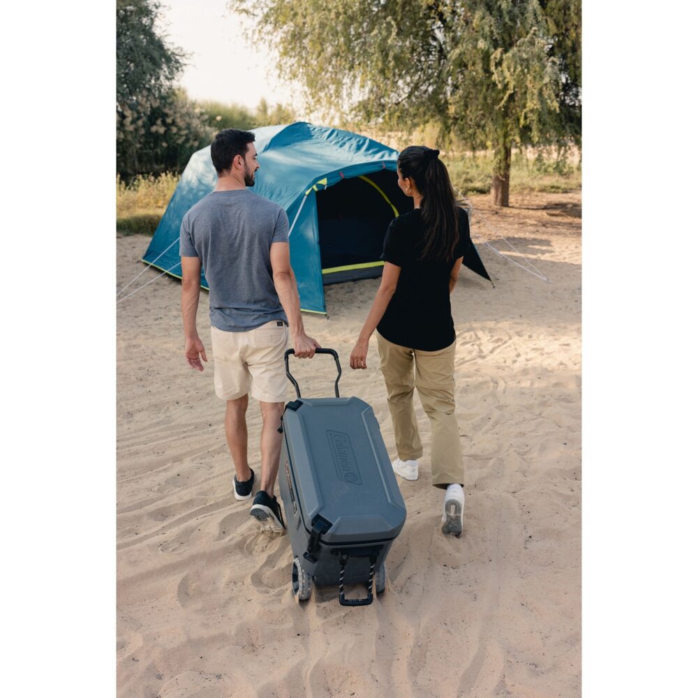 Glacière portable passive Convoy 65 QT à roulettes 29L Coleman 9