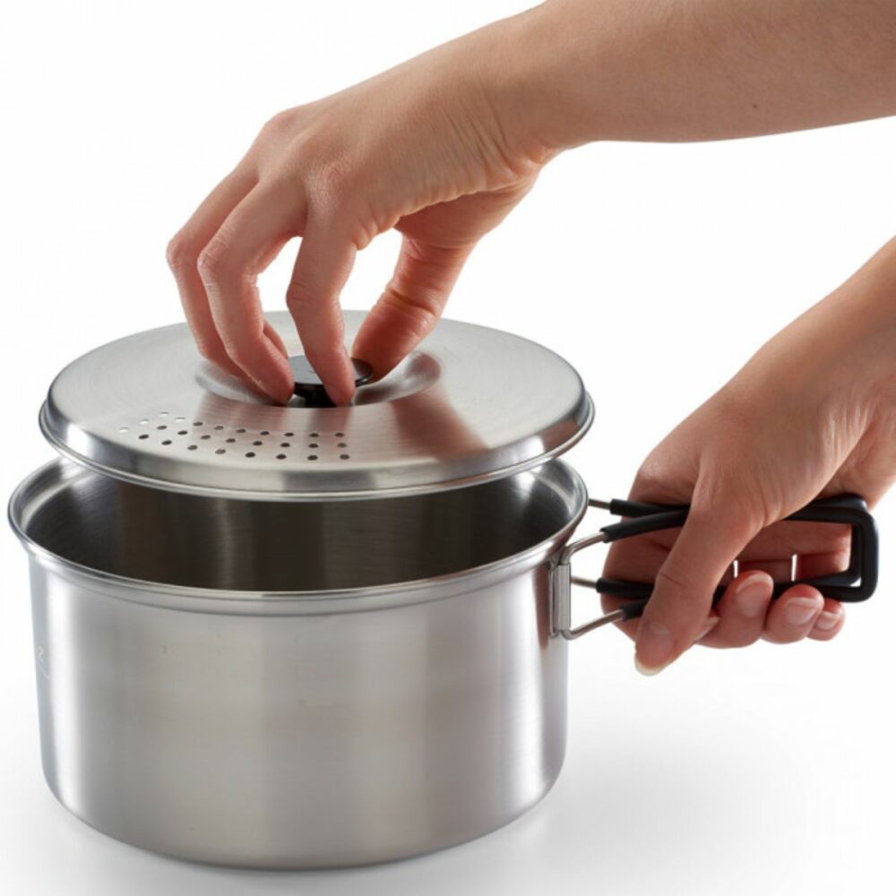 Roestvrijstalen pan en steelpan Camping Cook Kit Campingaz 1