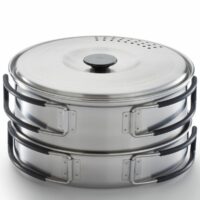 Roestvrijstalen pan en steelpan Camping Cook Kit Campingaz 2