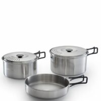 Kit Poêle et Casserole en acier inoxydable Camping Cook Kit CampinGaz