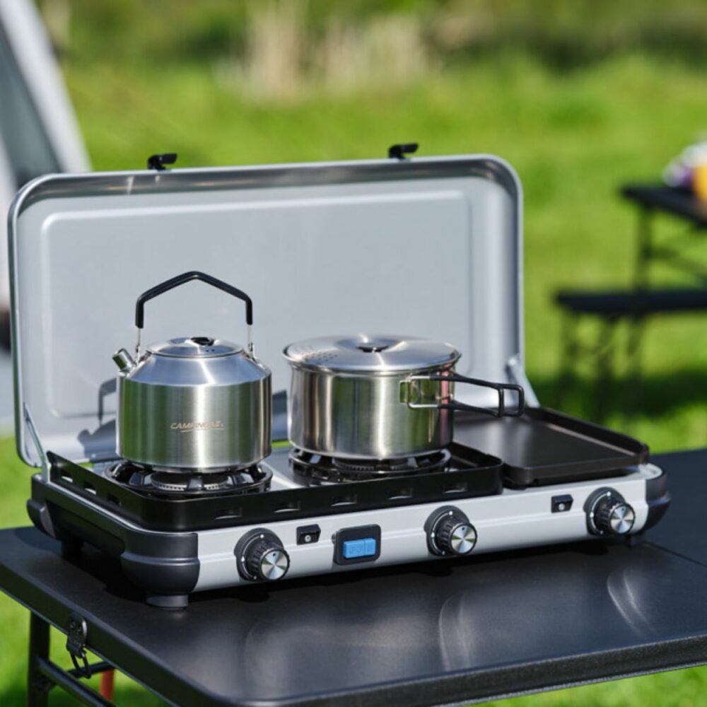 Kit Poêle et Casserole en acier inoxydable Camping Cook Kit CampinGaz 6