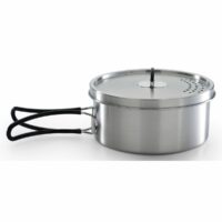 Trekking Kit CampinGaz 2 stainless steel frying pan and saucepan kit