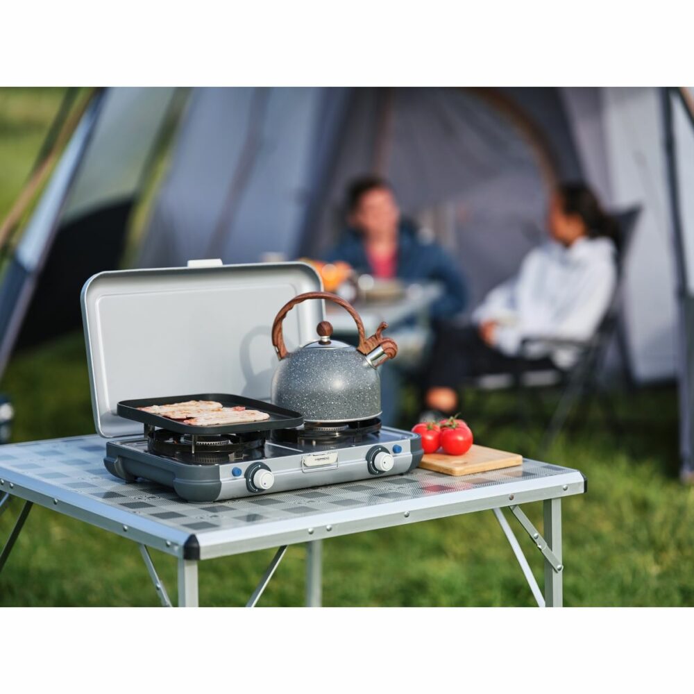 Réchaud Grill de table à gaz Camping Kitchen 2 Grill & Go CV Campingaz 5