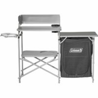 Camping table with cooking support for Coleman stoves and grills 1