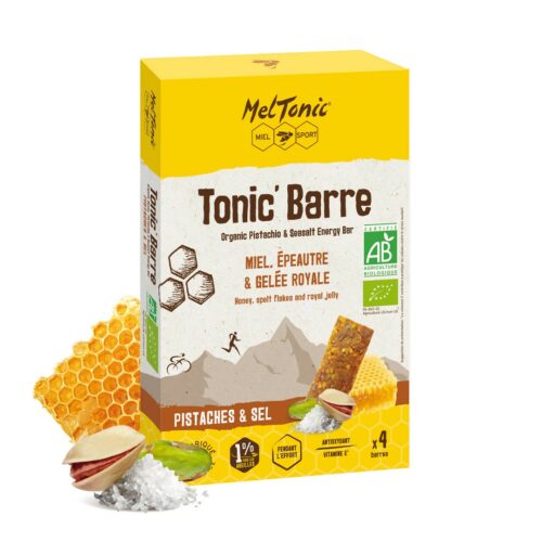 Tonic' Barre Bio 25g Meltonic (lot de 4) Pistache