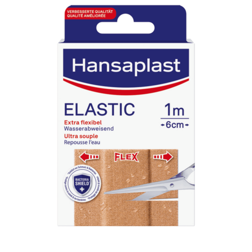 Pansements pour plaie Elastic 1m x 6cm Hansaplast 10087