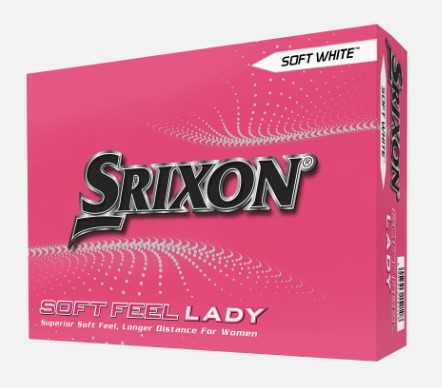 Soft Feel Lady Srixon golf balls set of 12 86963