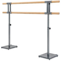 Giselle Dinamica Ballet double adjustable dance bar with wheels 25496