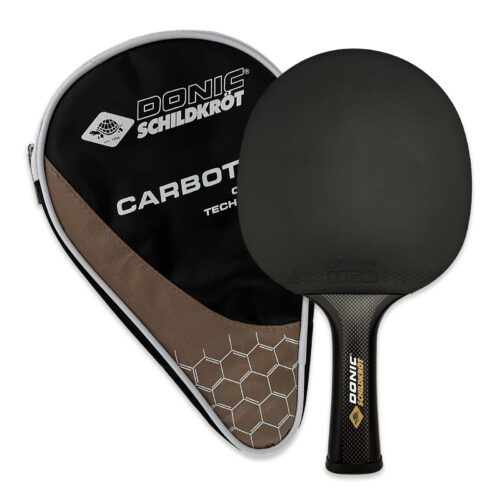 CarboTec 7000 Schildkrot 30612 Tischtennisschläger mit Hülle