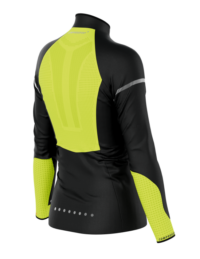 Chaqueta cortaviento de alta visibilidad Windproof Flash para mujer Compressport 84145