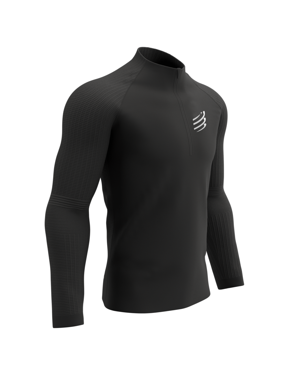 Men's Windproof Seamless Half Zip Thermoregulation Jacket Compressport 73559