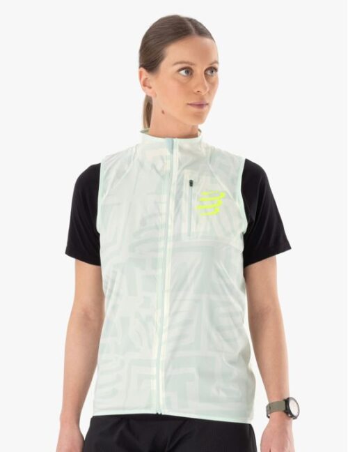 Compressport 99964 Women's Windproof Ultra Lightweight Sleeveless Jacket