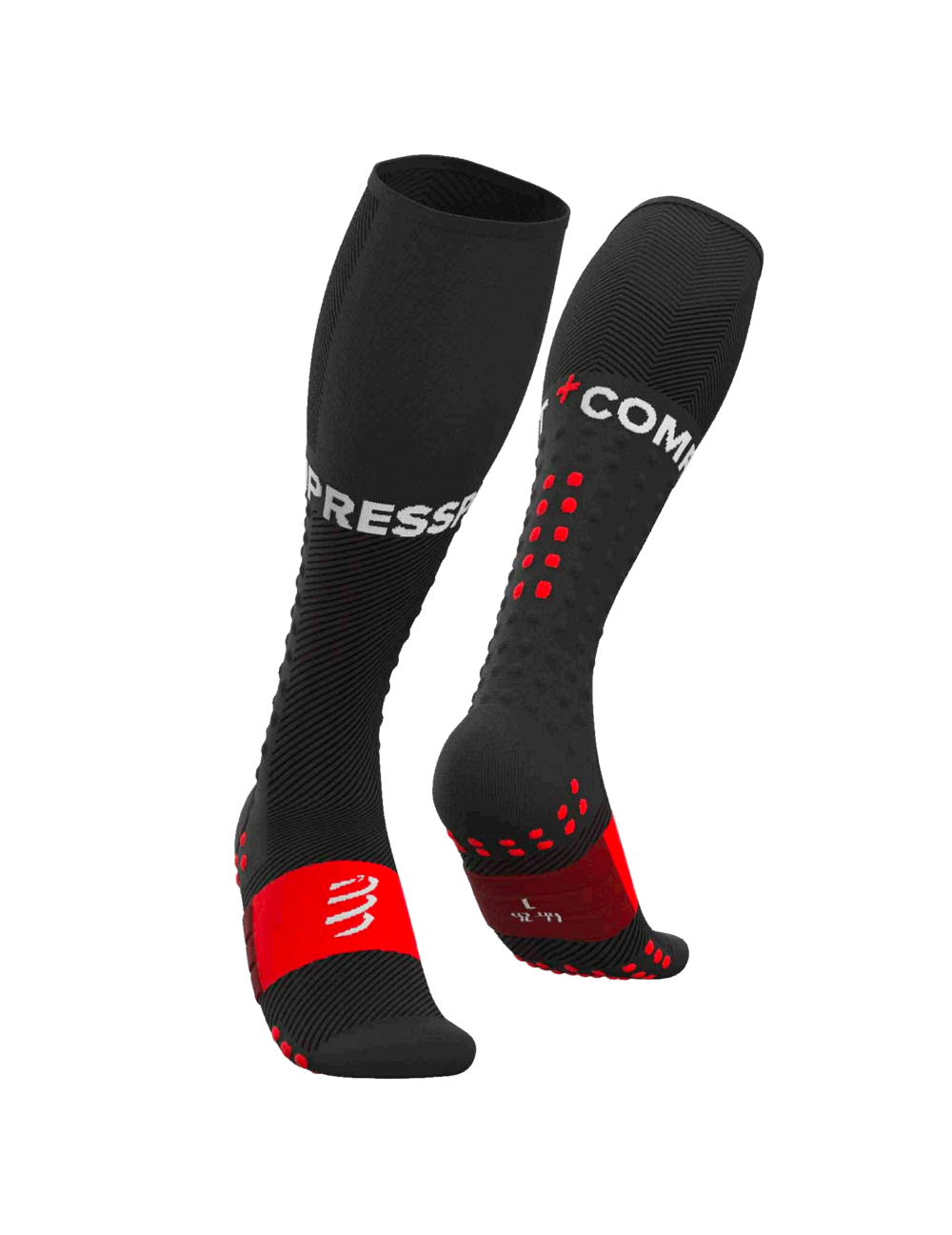 Full Socks Run Compressport meias de alta compressão conjunto de 2 meias 55751