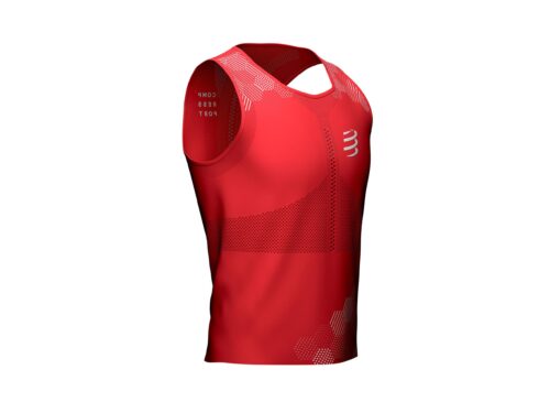 Debardeur t shirt running Pro racing Singlet Homme Compressport 84329