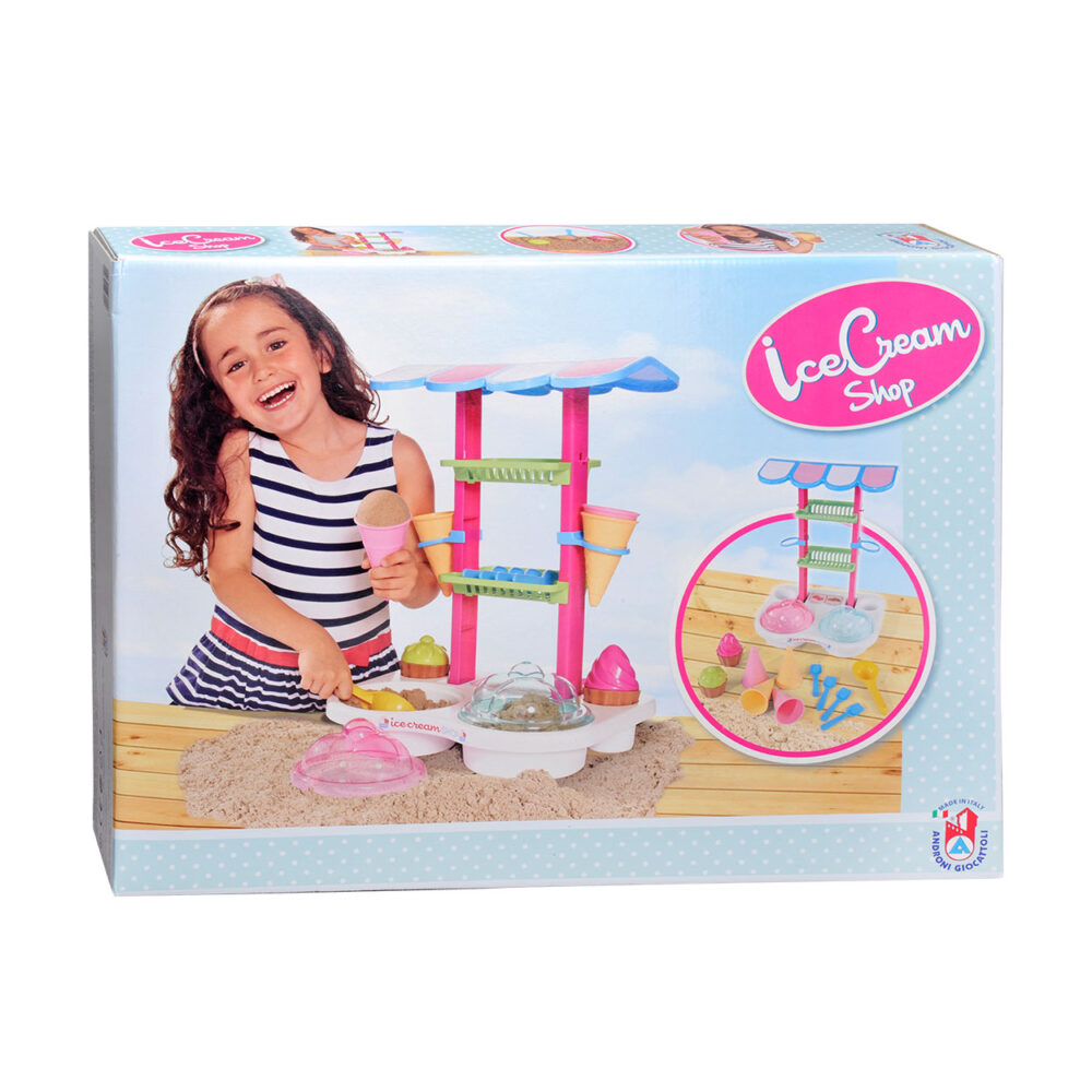 Beach toy sand moulds Ice Cream Shop Androni 50123