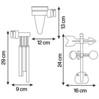 Kit meteorológico para casa de plástico Smoby 46031