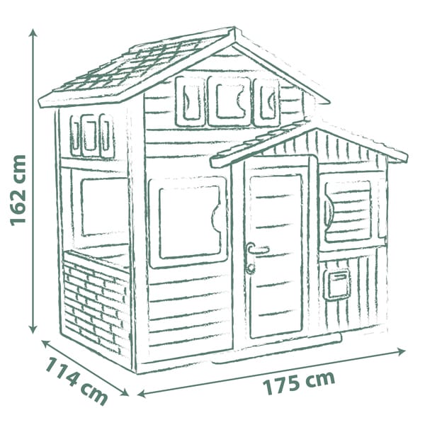 Casa eco-responsável Life Friends House Evo Smoby 76187