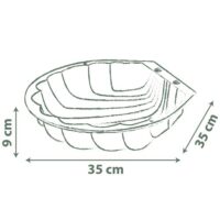 Mini bac a sable eco responsable Simple Garni Smoby 68325