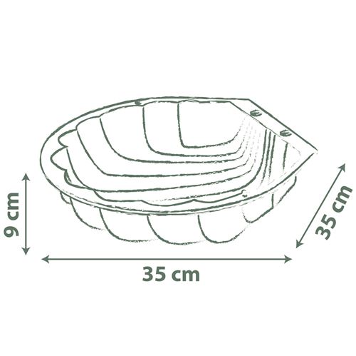 Eco-vriendelijke mini zandbak Simple Garni Smoby 68325