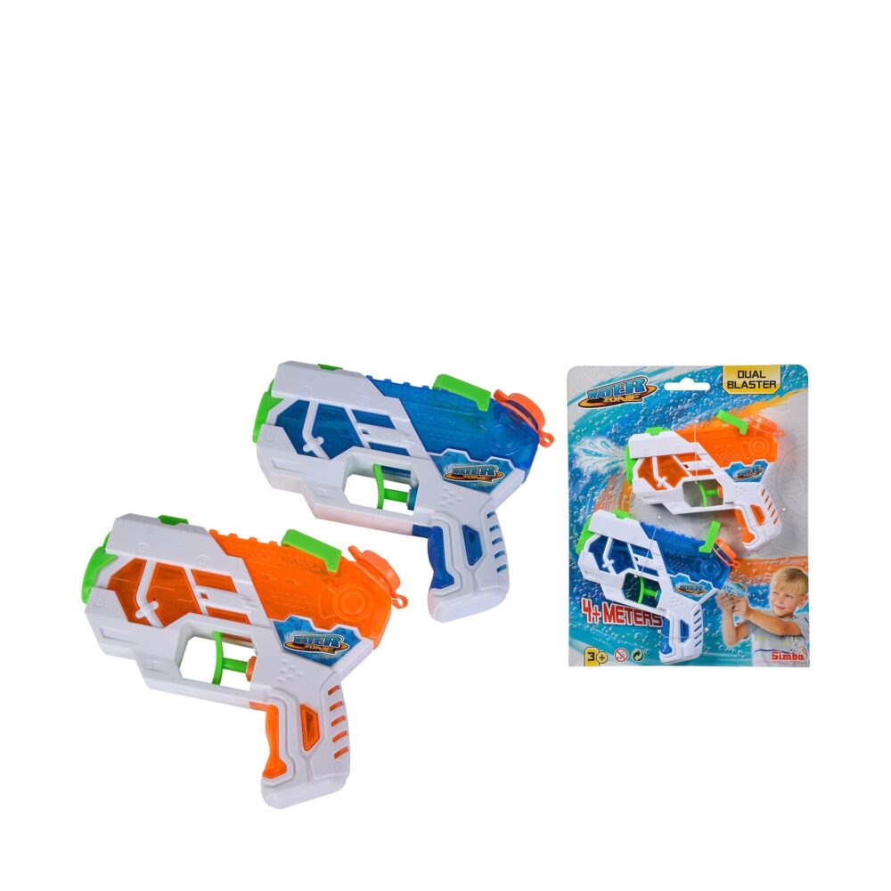 Set di 2 pistole ad acqua Simba Waterzone Dual Blast 35142