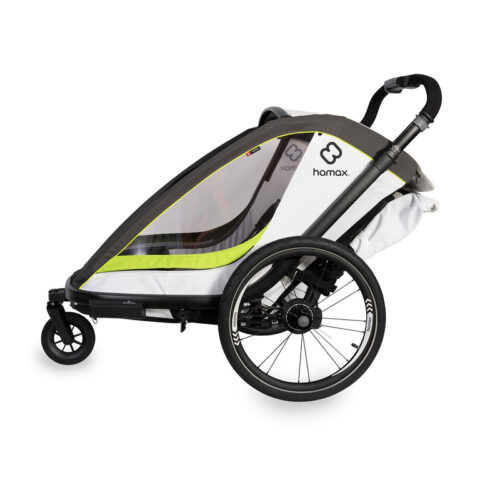 Remorque a velo convertible poussette Breeze Hamax 42549