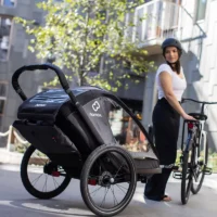 Hamax 5879 Cocoon Passeggino Convertibile Rimorchio per Biciclette