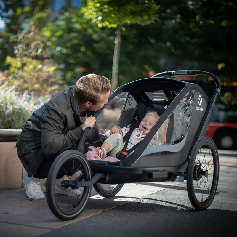 Fahrradanhänger mit Kinderwagen Cocoon Hamax 81785