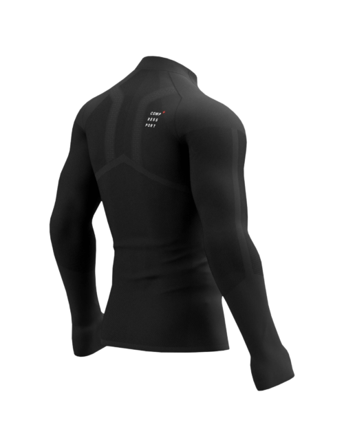 Langarm Trail T-Shirt Winter trail postural Herren Compressport 98779