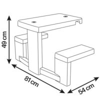 Mesa de piquenique Smoby 4965