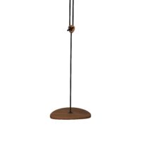 Disco Outdoor swing in walnut Lillagunga 53625