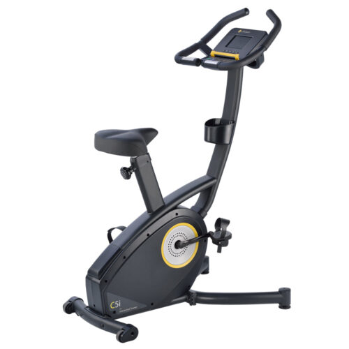 Semiprofessionelles Fahrrad Hometrainer Upright Bike C5i Self Generating LifeSpan Fitness 78094