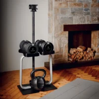 Rack de rangement support haltere reglable ajustable Byzoom Fitness 79753