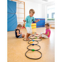 Jump Throw hopscotch rings Beleduc 80674