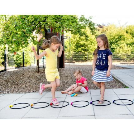 Jump Throw hopscotch rings Beleduc 8738