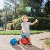 Beleduc Juego de 4 globos para niños 8463