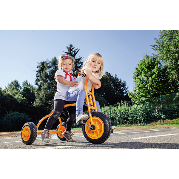 Tricycle Rookie pour 2 enfants Beleduc 9802